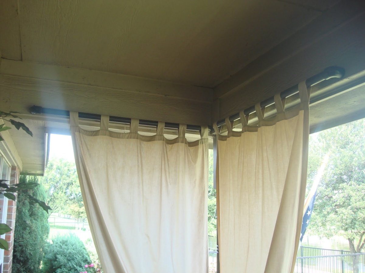 How To Make Outdoor Curtain Rods From PVC Pipe