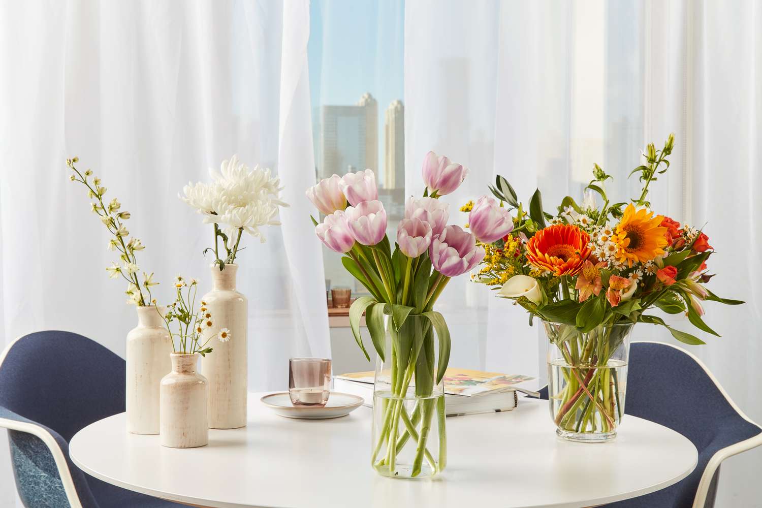 How To Put Flowers In A Tall Vase