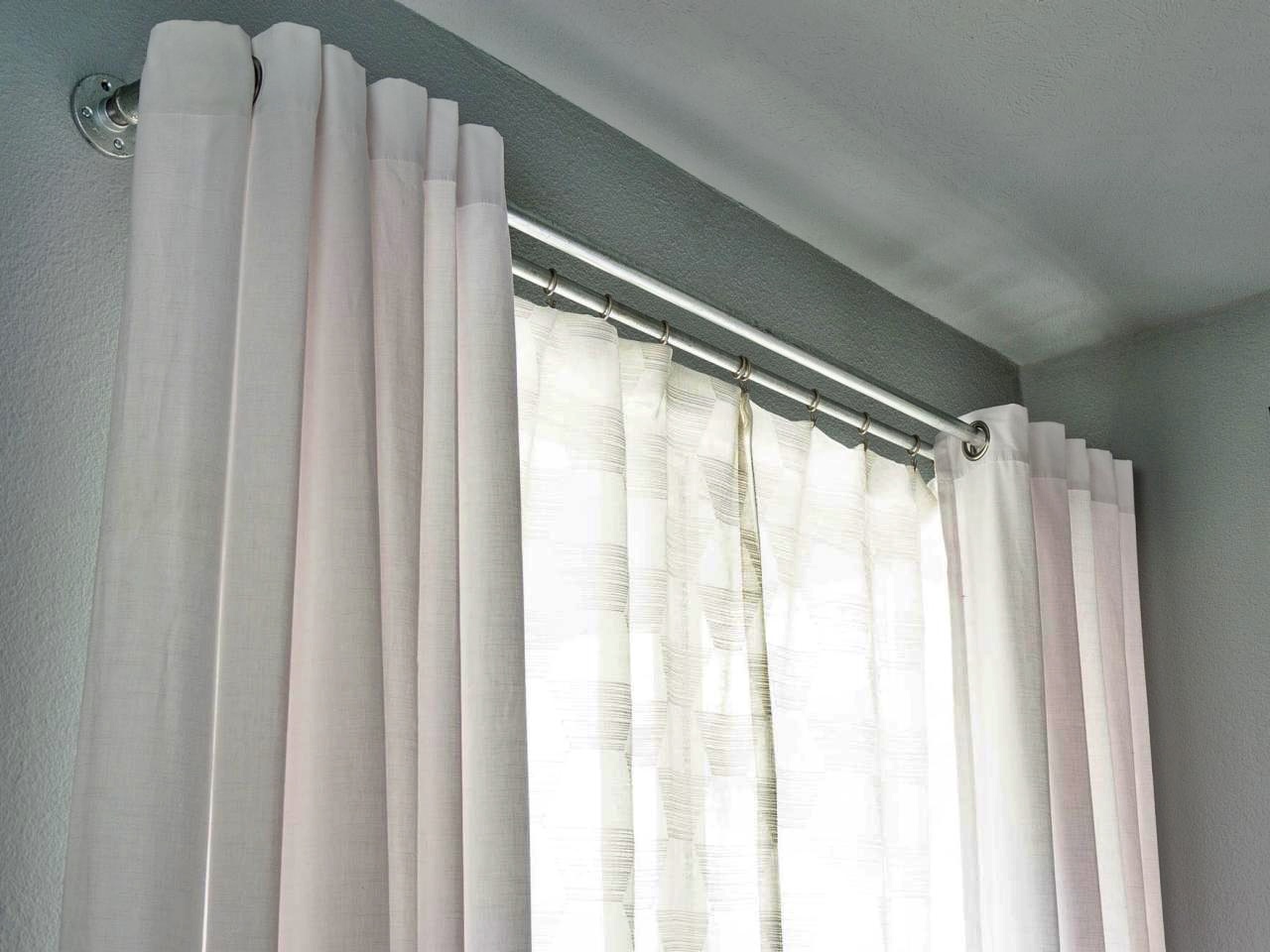 How To Put Two Curtain Rods Together