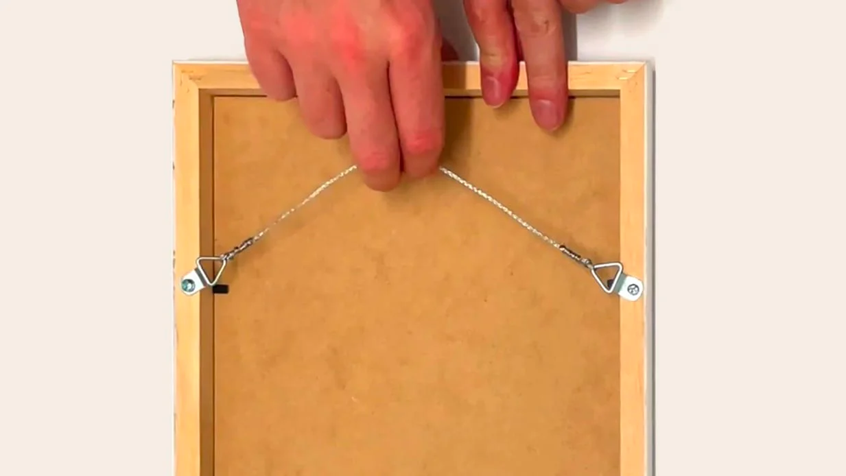 how-to-put-wire-on-picture-frame