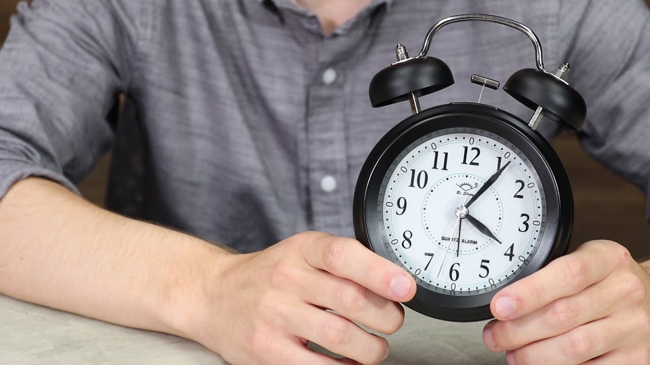 How To Set A Twin Bell Alarm Clock