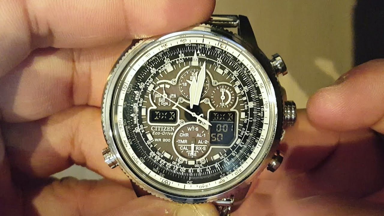 How To Set Citizen Eco Drive Watch Wr200