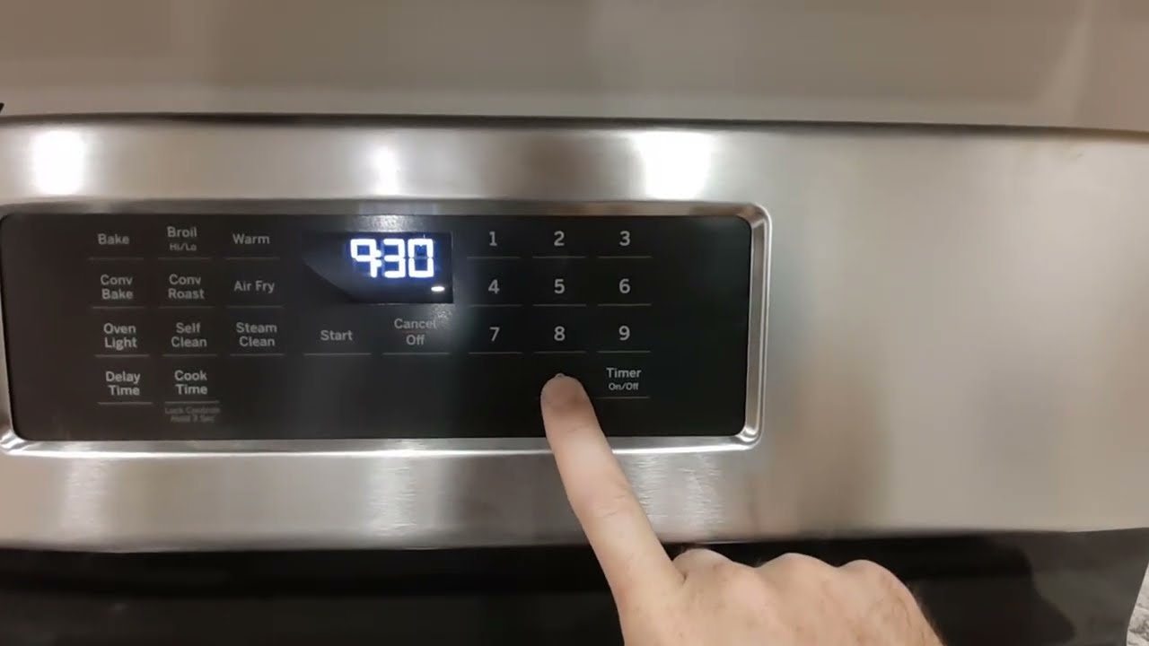 How To Set The Clock On A GE Stove