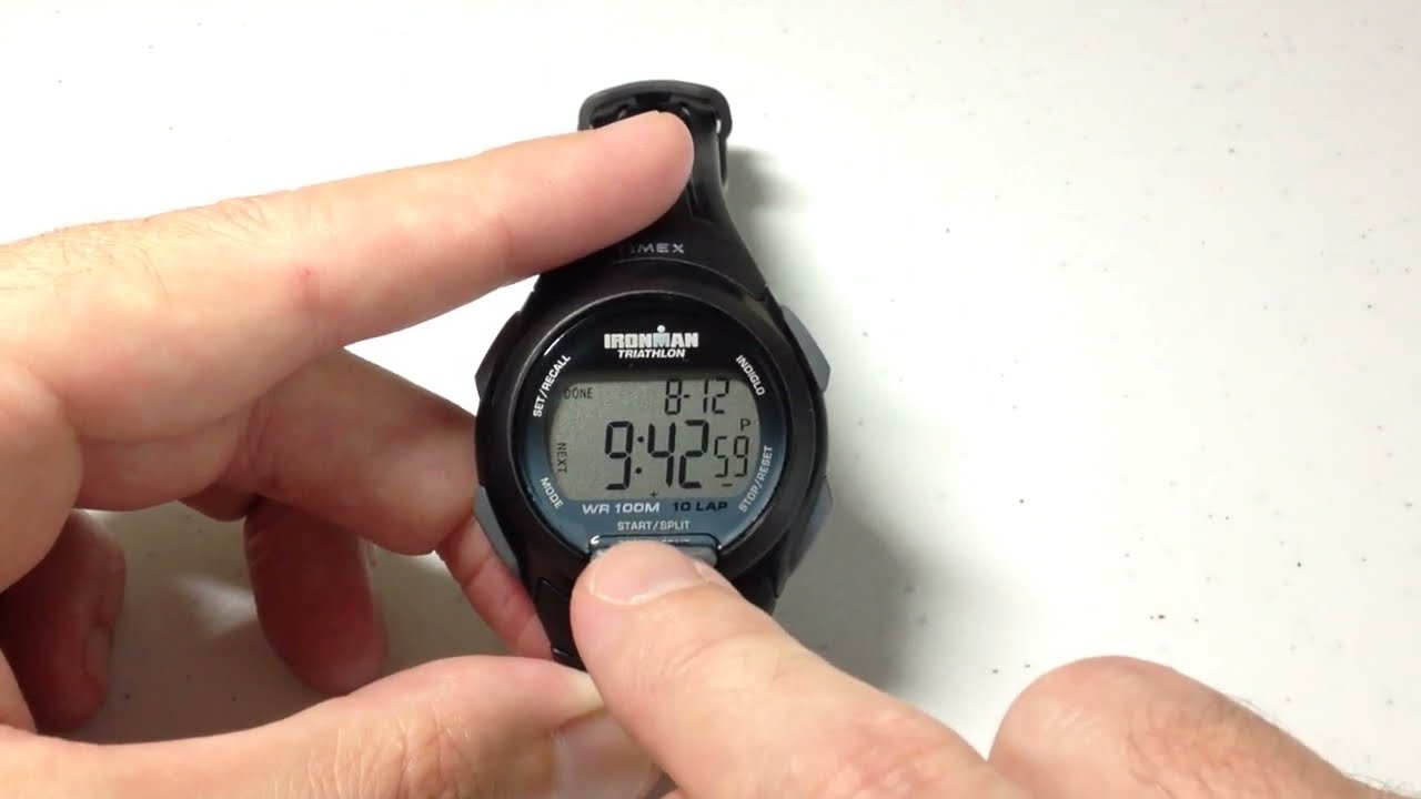 How To Set Timex Ironman Watch