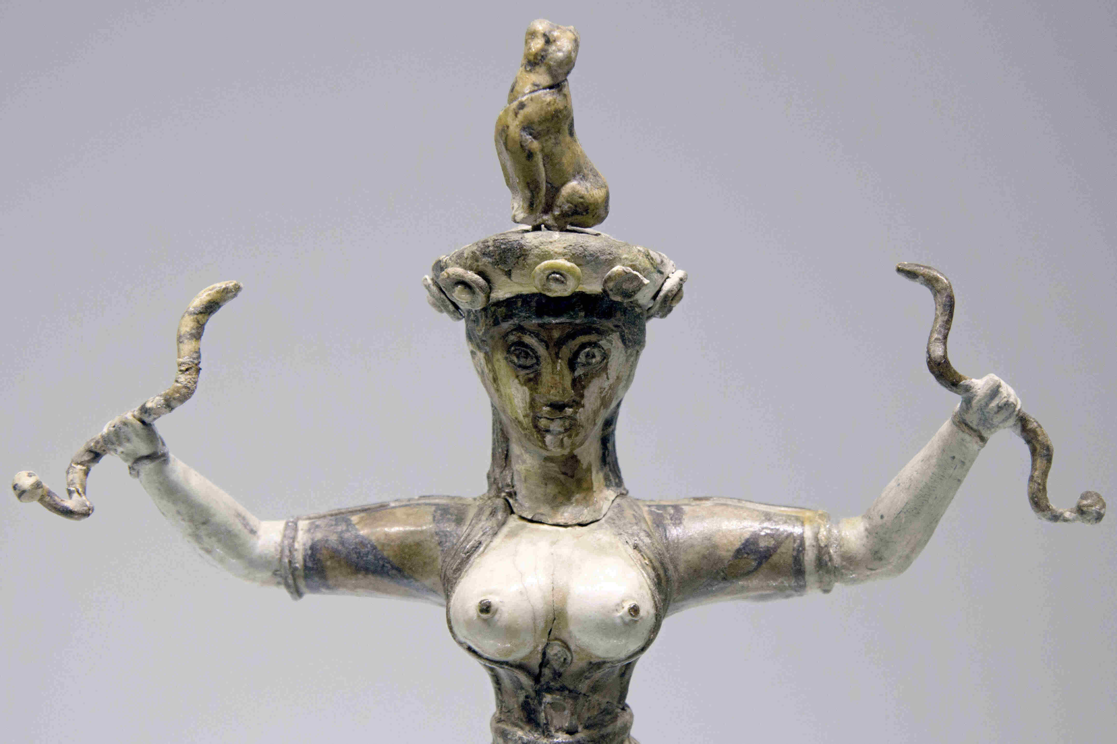 The Snake Goddess Sculpture Belongs To Which Culture?