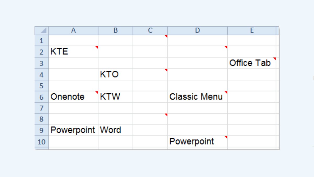 What Excel’s Red And Green Triangle Indicators Mean