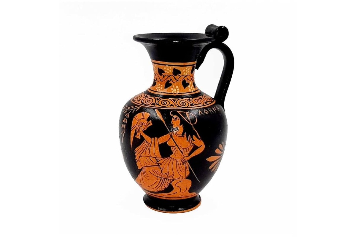 Which Style Of Vase Had A Black Background?