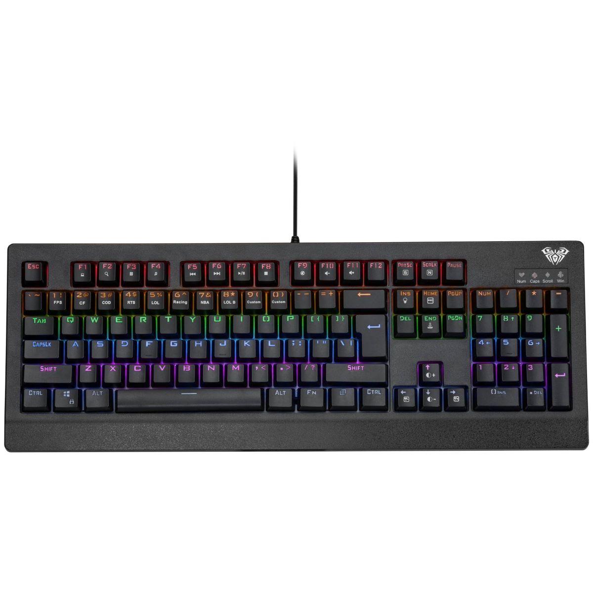 11 Amazing Aula Demon King Mechanical Gaming Keyboard Professional Usb Wired (Black) for 2024