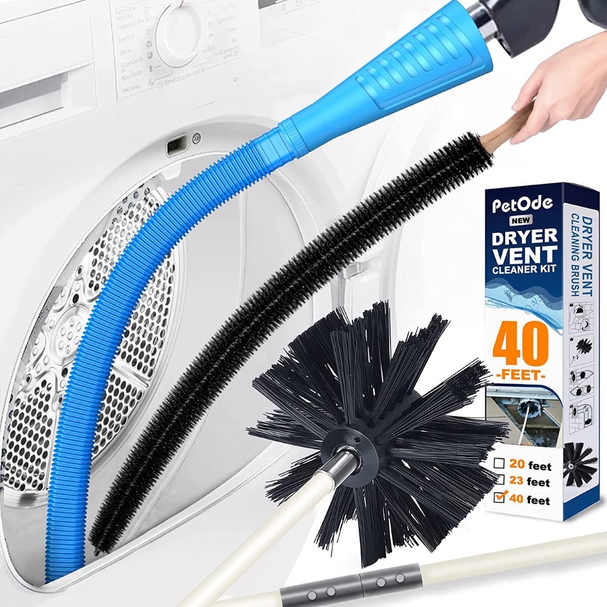 Practical Washing Machine Dryer Vent Cleaning Brush Lint Brush