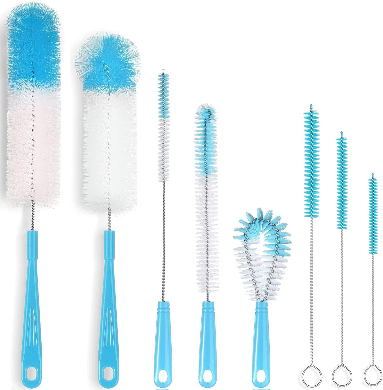 cn1st 6 pcs cleaning brush, scrub brush set for kitchen and