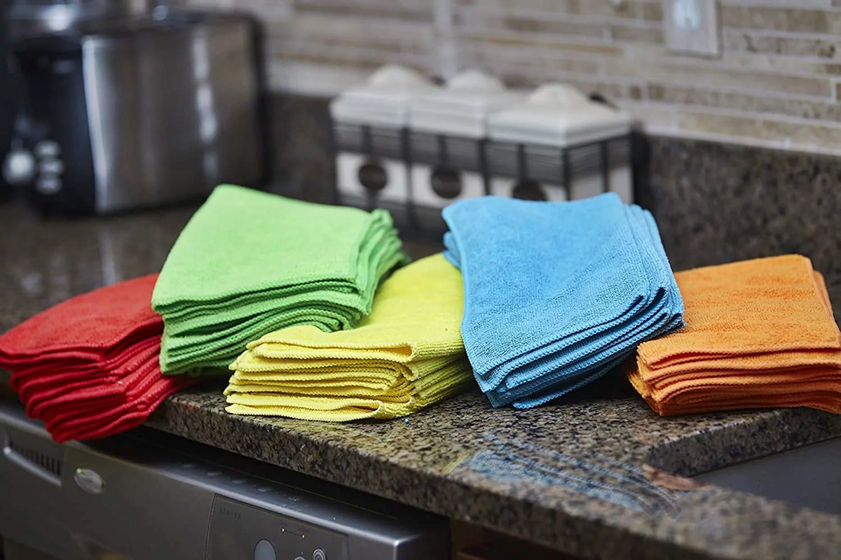 AIDEA Microfiber Cleaning Cloths-8PK, All-Purpose Cleaning Towels, Soft  Absorbent Cleaning Rags, Lint Free Dusting Cloth for House, Kitchen, Car