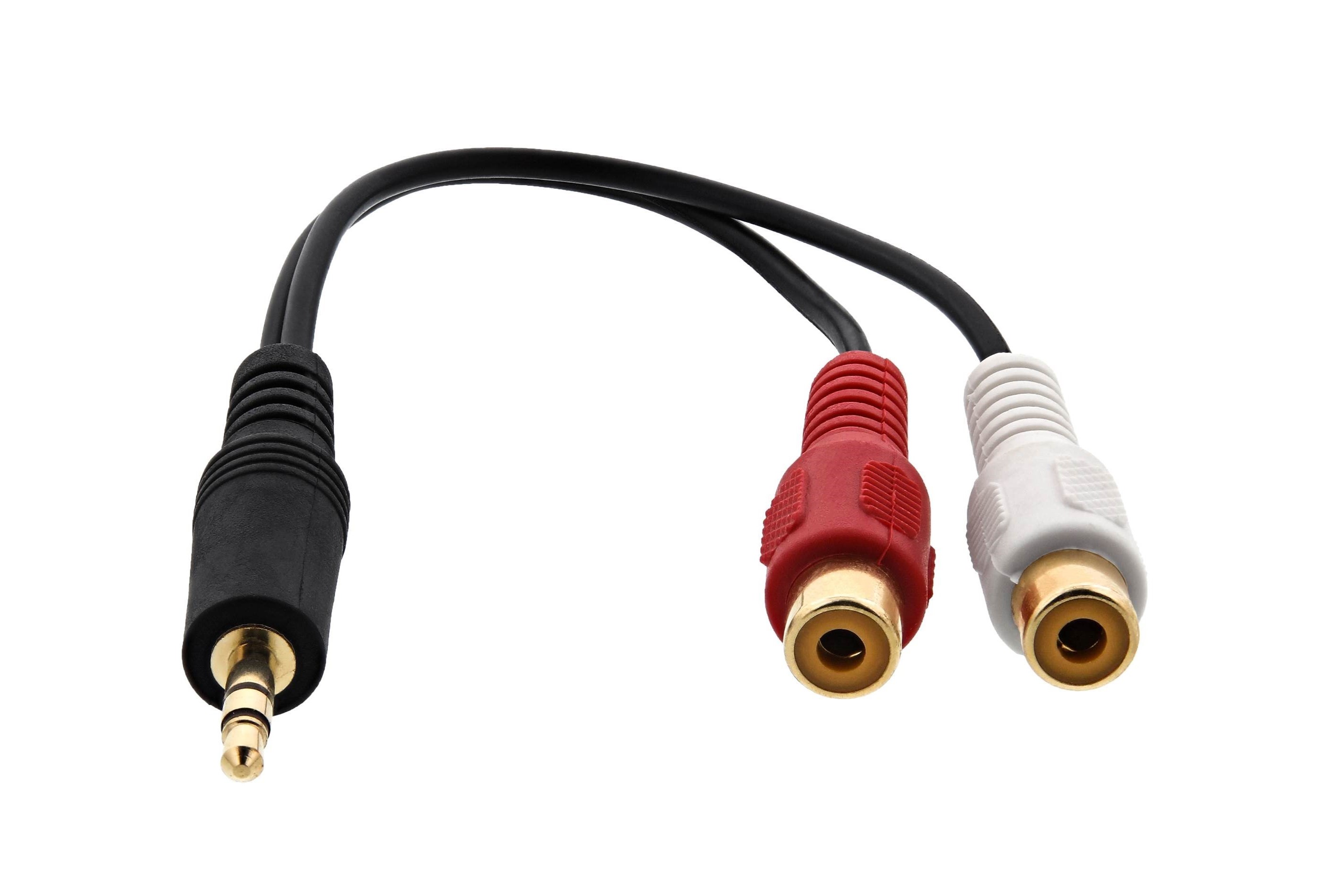 13 Unbelievable 3.5mm Female To 2 RCA Male Stereo Audio Y Cable Adapters For 2023