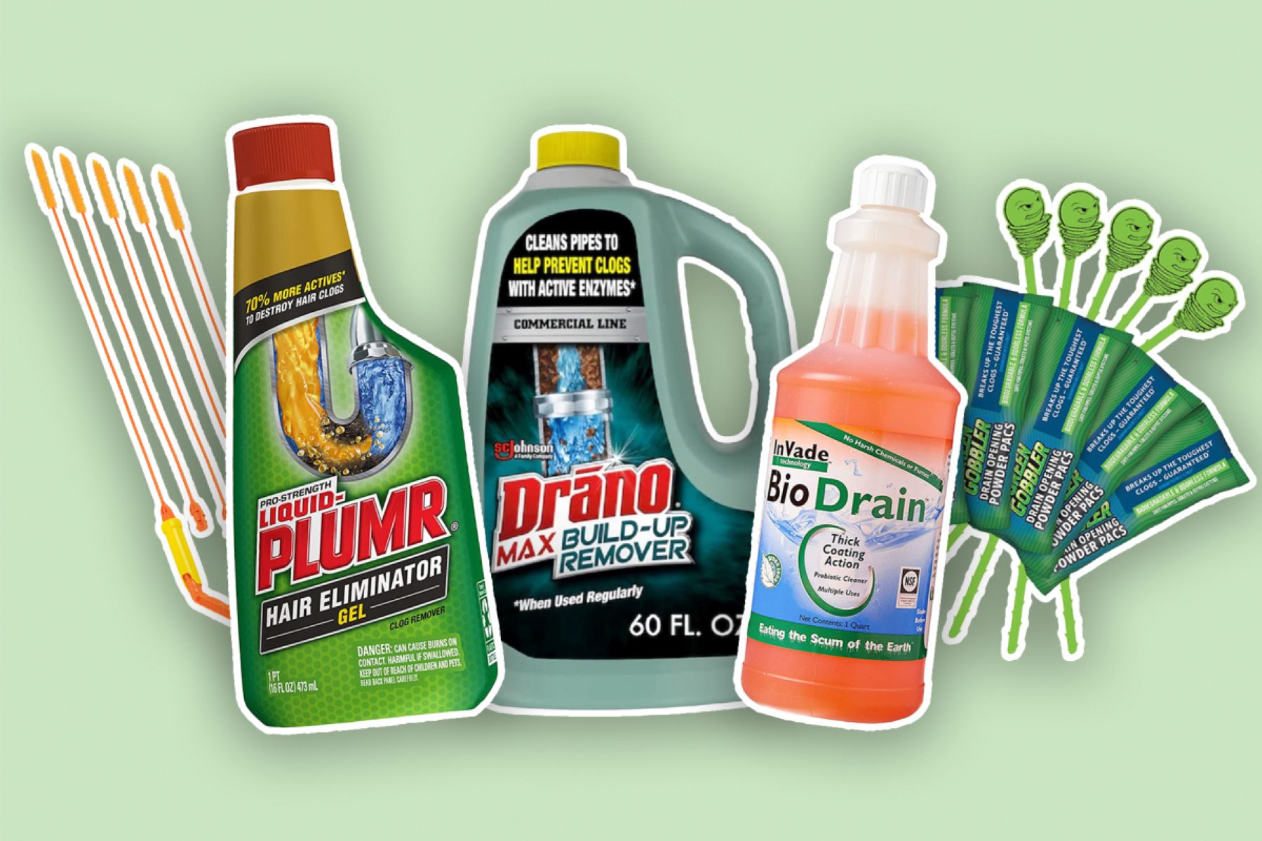 Bioda Drain Cleaner and Odor Eliminator, Enzyme drain cleaner, Drain clog  remover