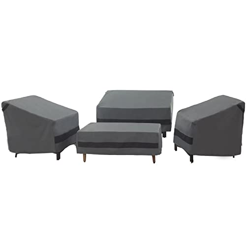 loriano Patio Furniture Covers 4 Piece