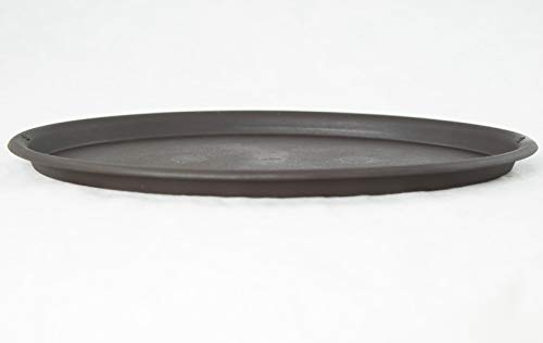 Brown Oval Plastic Humidity/Drip Tray for Bonsai Tree