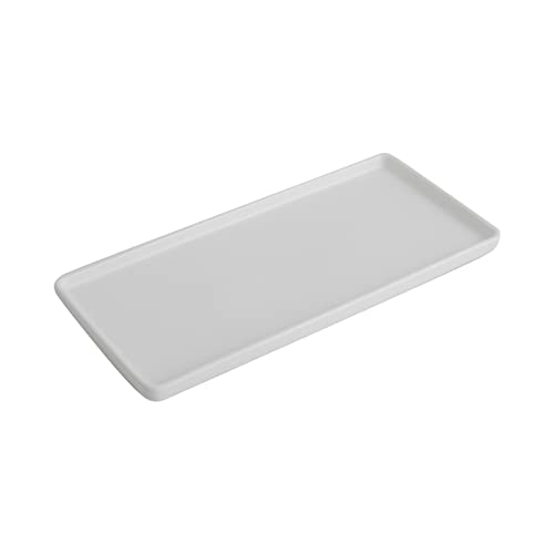 KITCHENLESTAR 10" Bathroom Tray: Versatile Ceramic Organizer for Small Objects