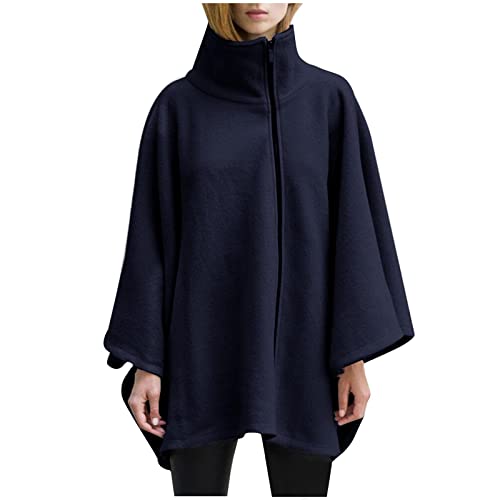 Women's Trendy Zip Up Shawl and Wrap