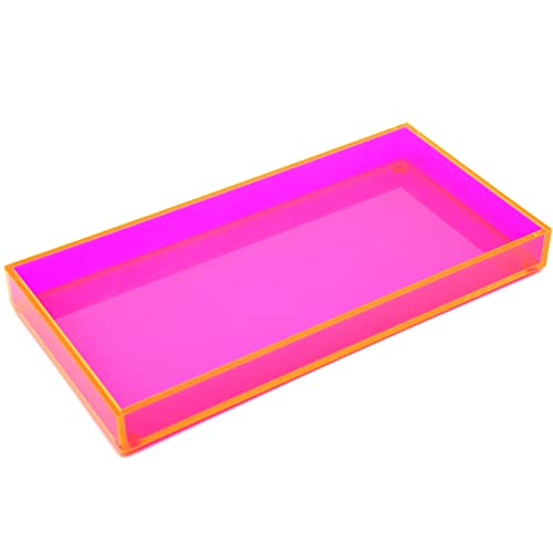 Neon Pink Vanity Tray