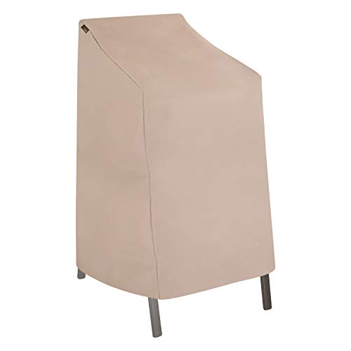 Modern Leisure® Stackable/High Back Bar Chair Cover - Beige