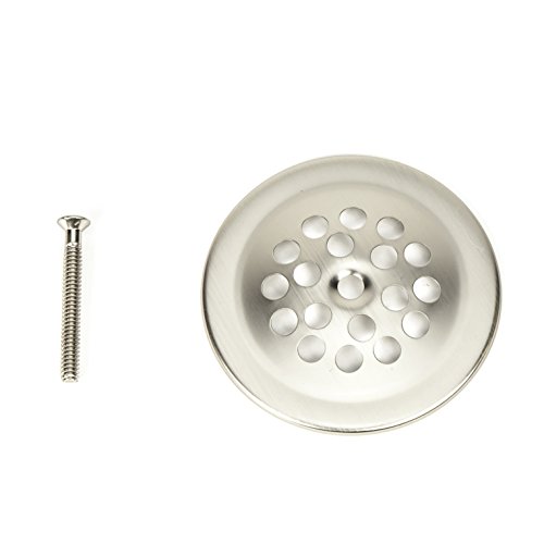 Plumb Pak PP826-64 Bathtub Dome Grid Strainer with Screw, 3, Polished  Chrome