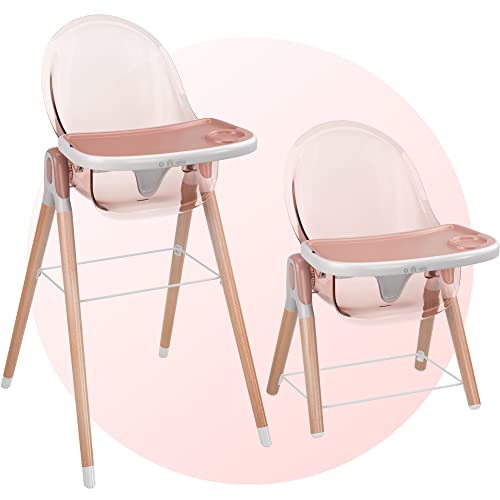 Children of Design 6 in 1 Deluxe Wooden High Chair