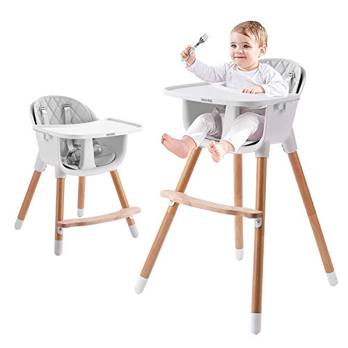IKARE Wooden Baby High Chair