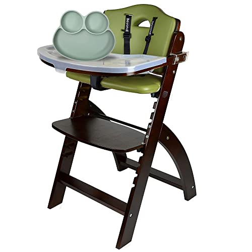 Abiie High Chair and Suction Plate Bundle