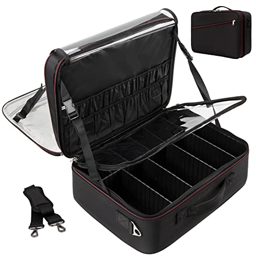 Extra Large Makeup Case with Thermal Insulation Layer