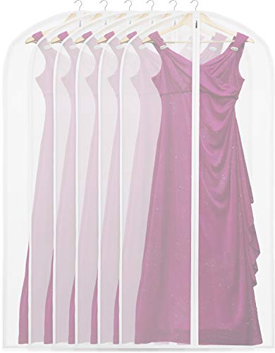 KIMBORA 60 Dress Garment Bags for Hanging Clothes Travel