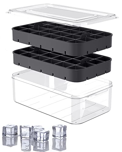 ROTTAY Ice Cube Tray with Lid and Bin