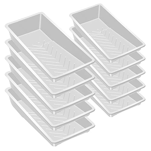 Bates Choice Bates- Paint Tray Liner, 9 Inch, 10 Pack, Paint Roller Tray,  Disposable Plastic Paint Trays, Paint Pans Trays, Paint Supplies fo