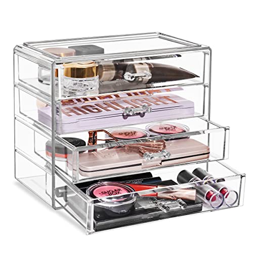 Clear Acrylic Make Up Organizer for Vanity