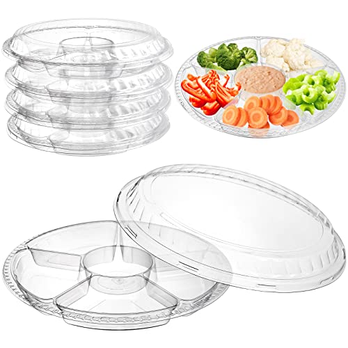 Lawei Plastic Appetizer Tray with Lid