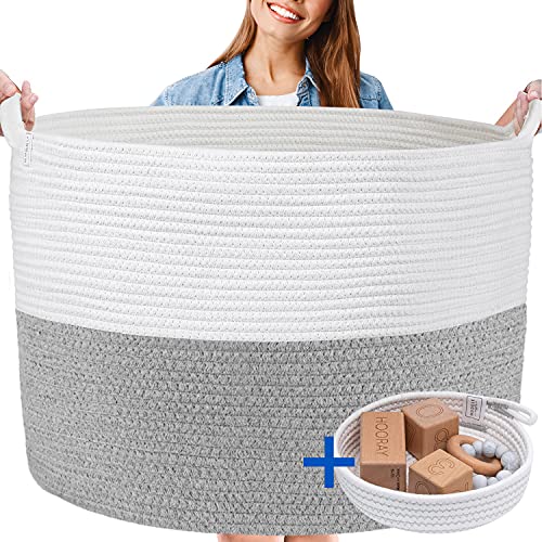 XXXL Washable Blanket Basket - Large Storage Solution for Blankets and Toys