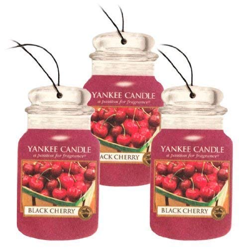 Yankee Candle Car Jar Classic Black Cherry Air Freshener