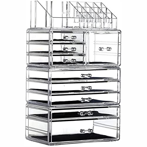 Makeup Organizer with 9 Drawers