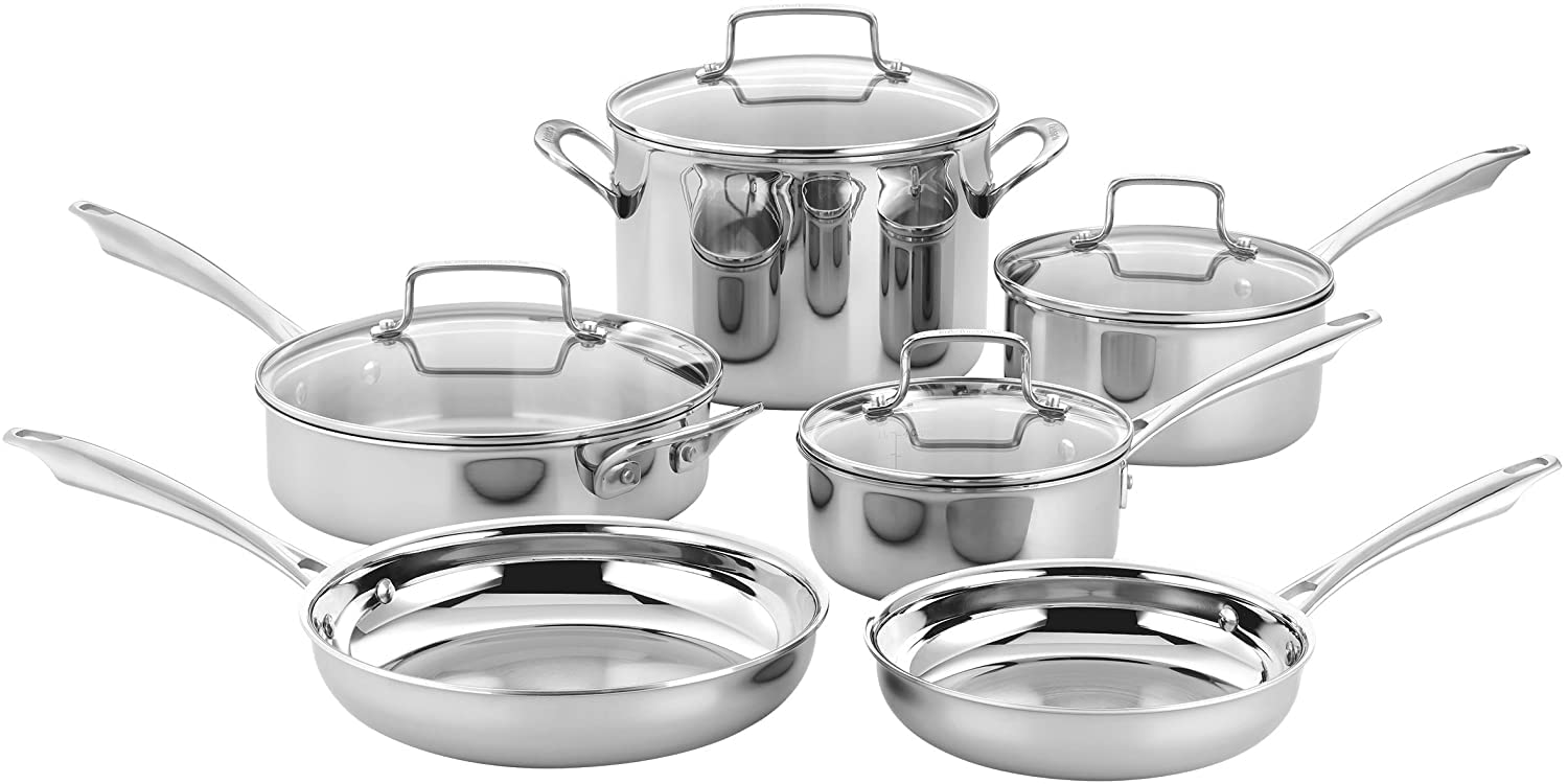 8 Amazing Cuisinart Stainless Steel Cookware Set for 2024