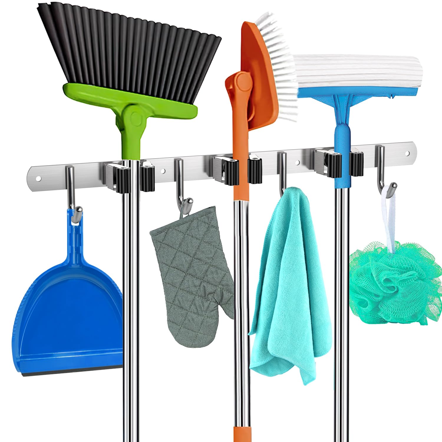 8 Unbelievable Mop And Broom Organizer Wall Mount for 2024