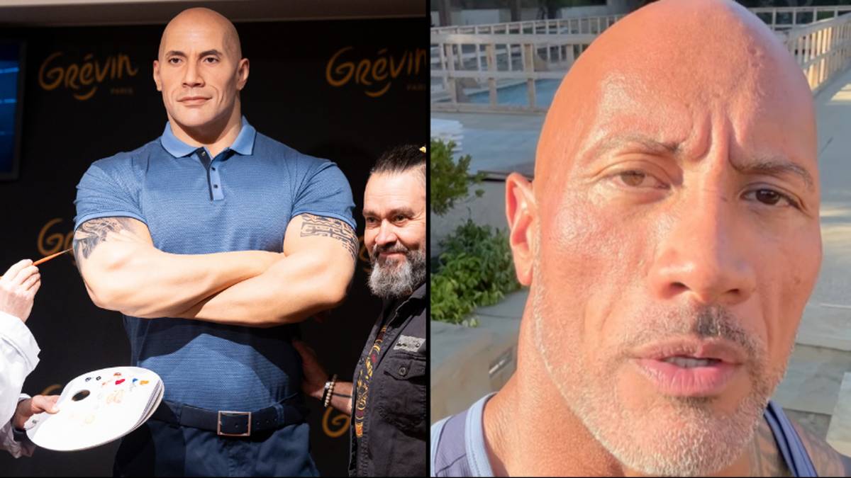Controversial Wax Figure Of Dwayne ‘The Rock’ Johnson Has Fans Up In Arms