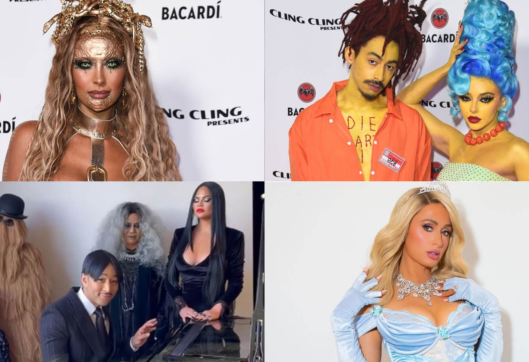 Hollywood Celebrities Show Off Halloween Costume Game