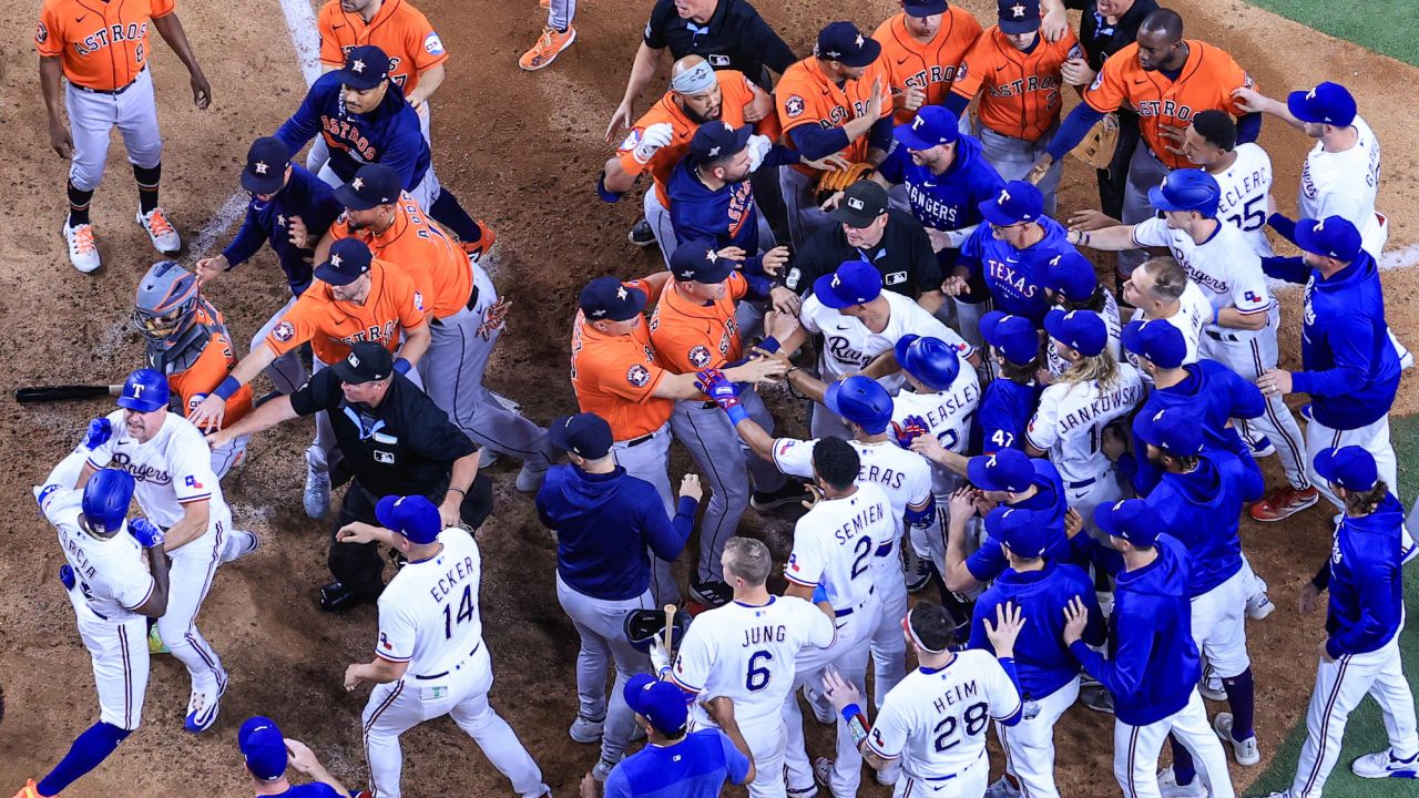 Houston Astros Vs Texas Rangers: Tensions Rise During ALCS Game