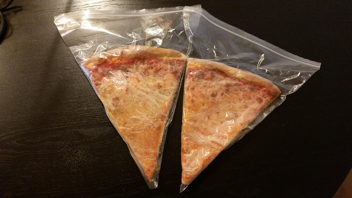 How Long Can Frozen Pizza In Food Storage Bag Sit Out At Room Temp