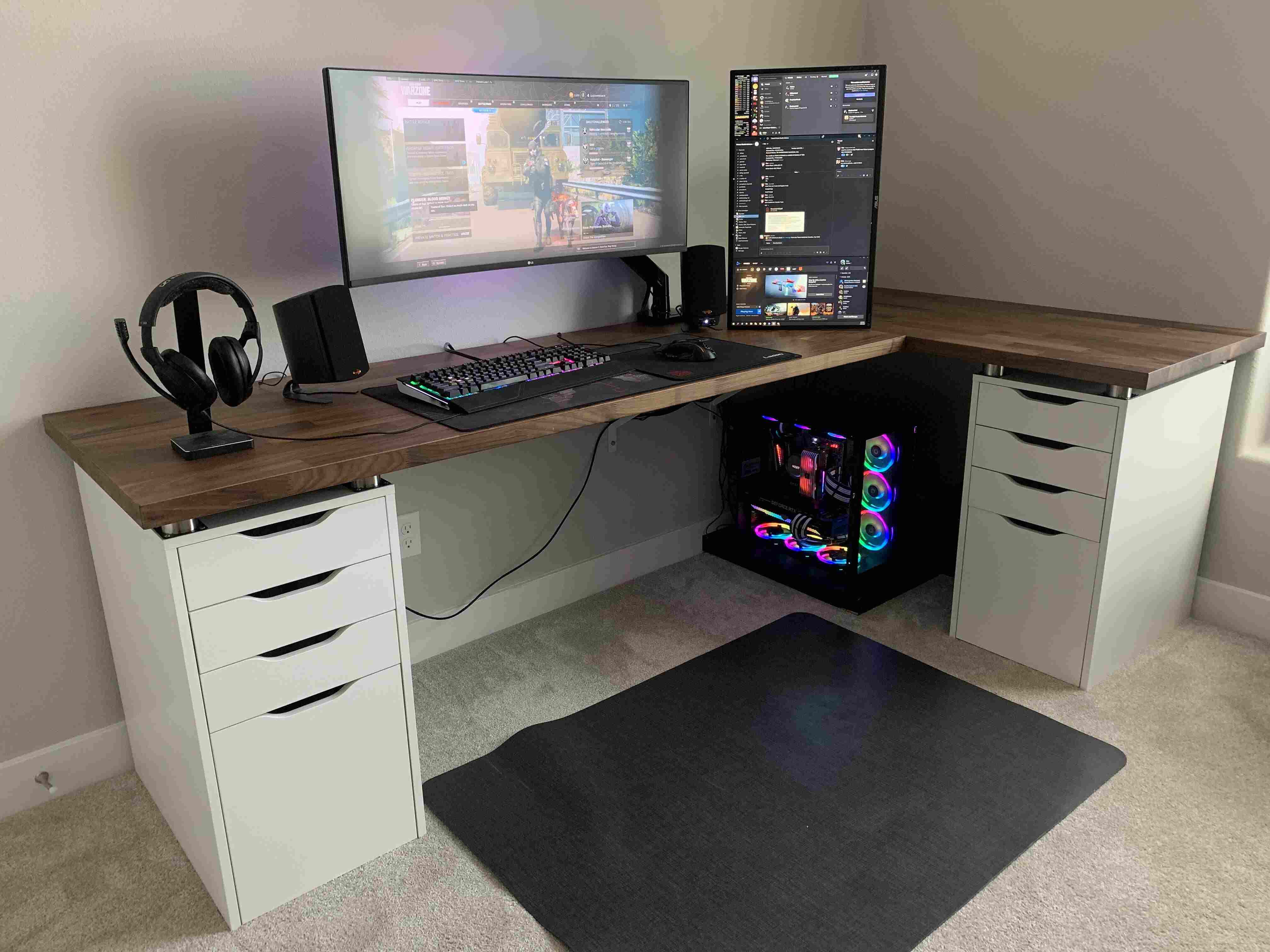 How To Build A Gaming Desk At IKEA
