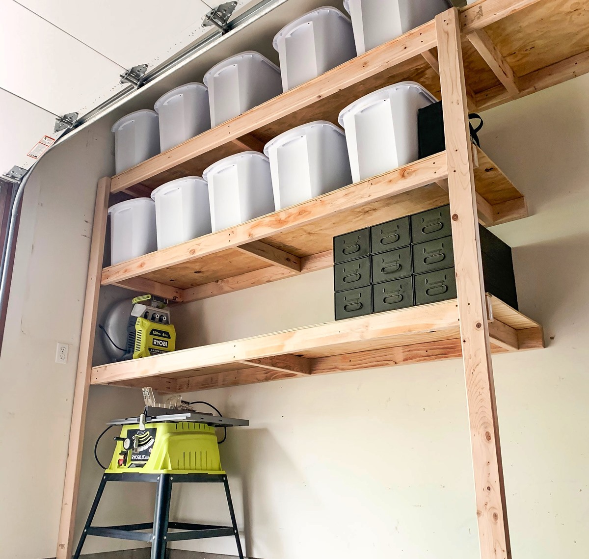 How To Build Storage Shelf