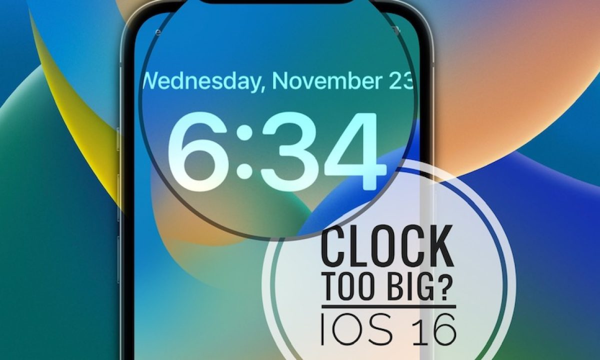 How To Change Clock Size On IPhone