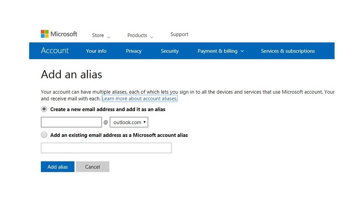 How To Change Microsoft Email Addresses