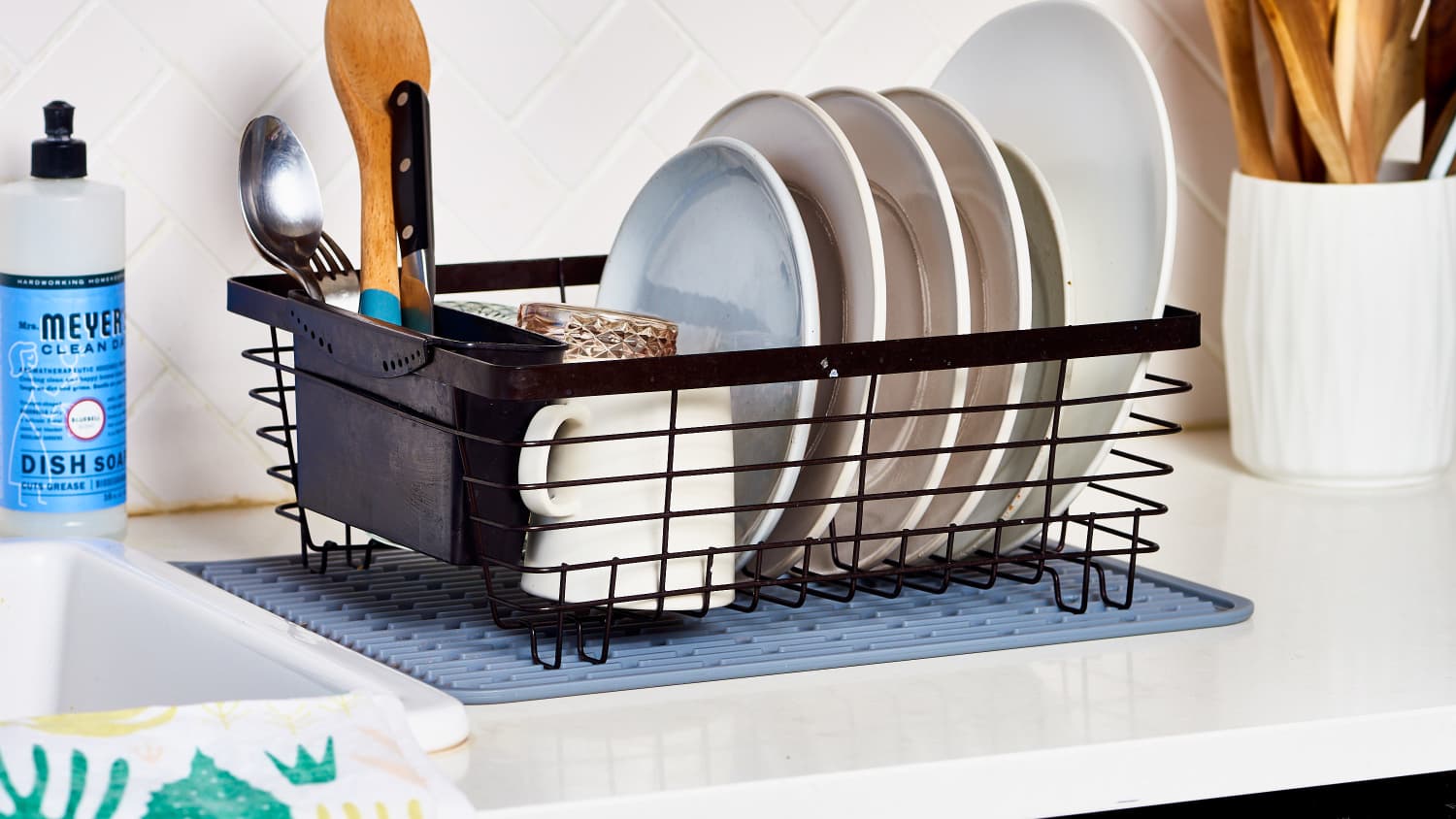 How To Clean A Dish Drying Rack
