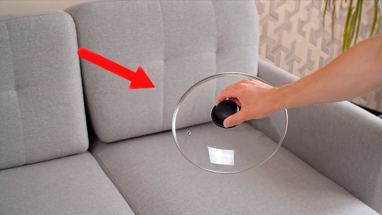 How To Clean Sofa With Pan Lid