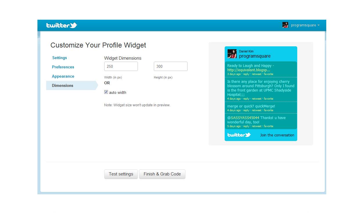 How To Create A Twitter Widget For Your Website Or Blog