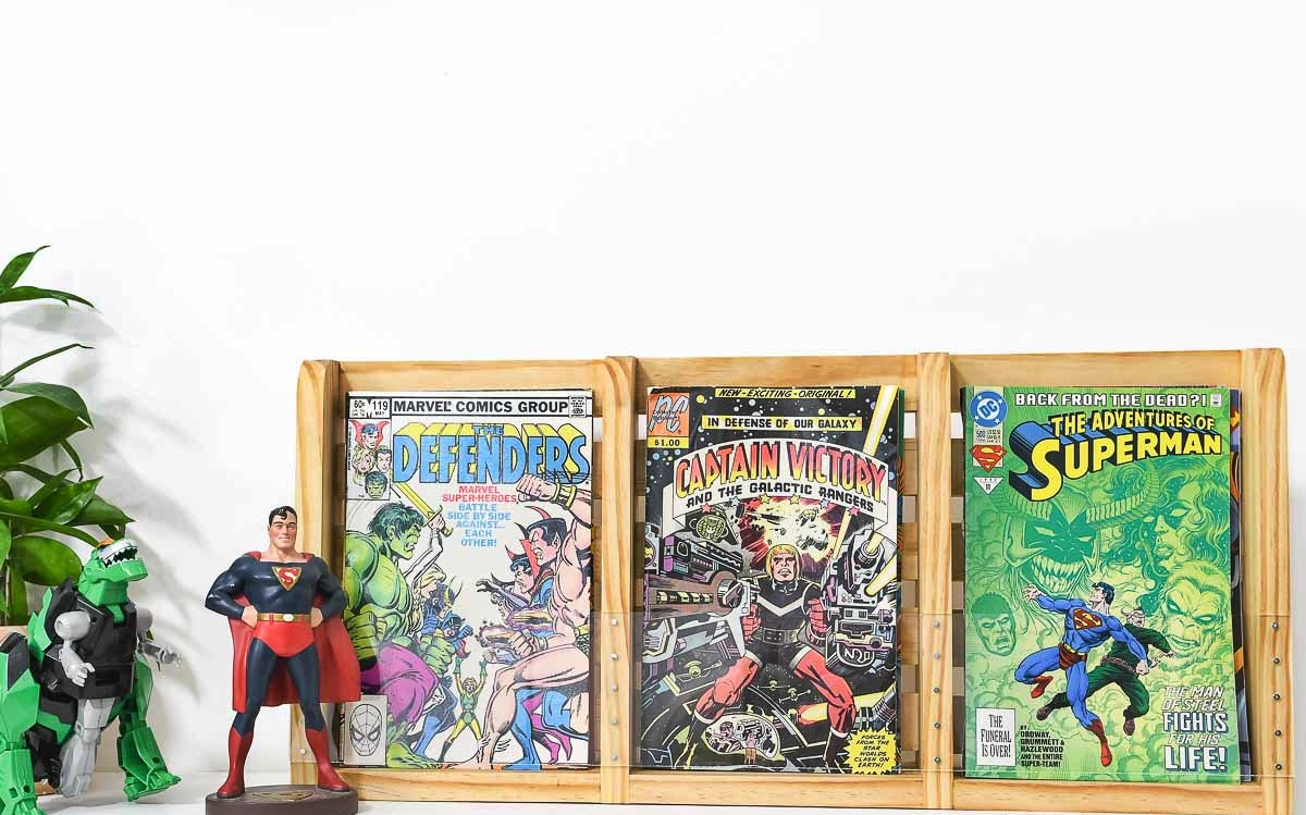 How To Display Comic Books On A Shelf